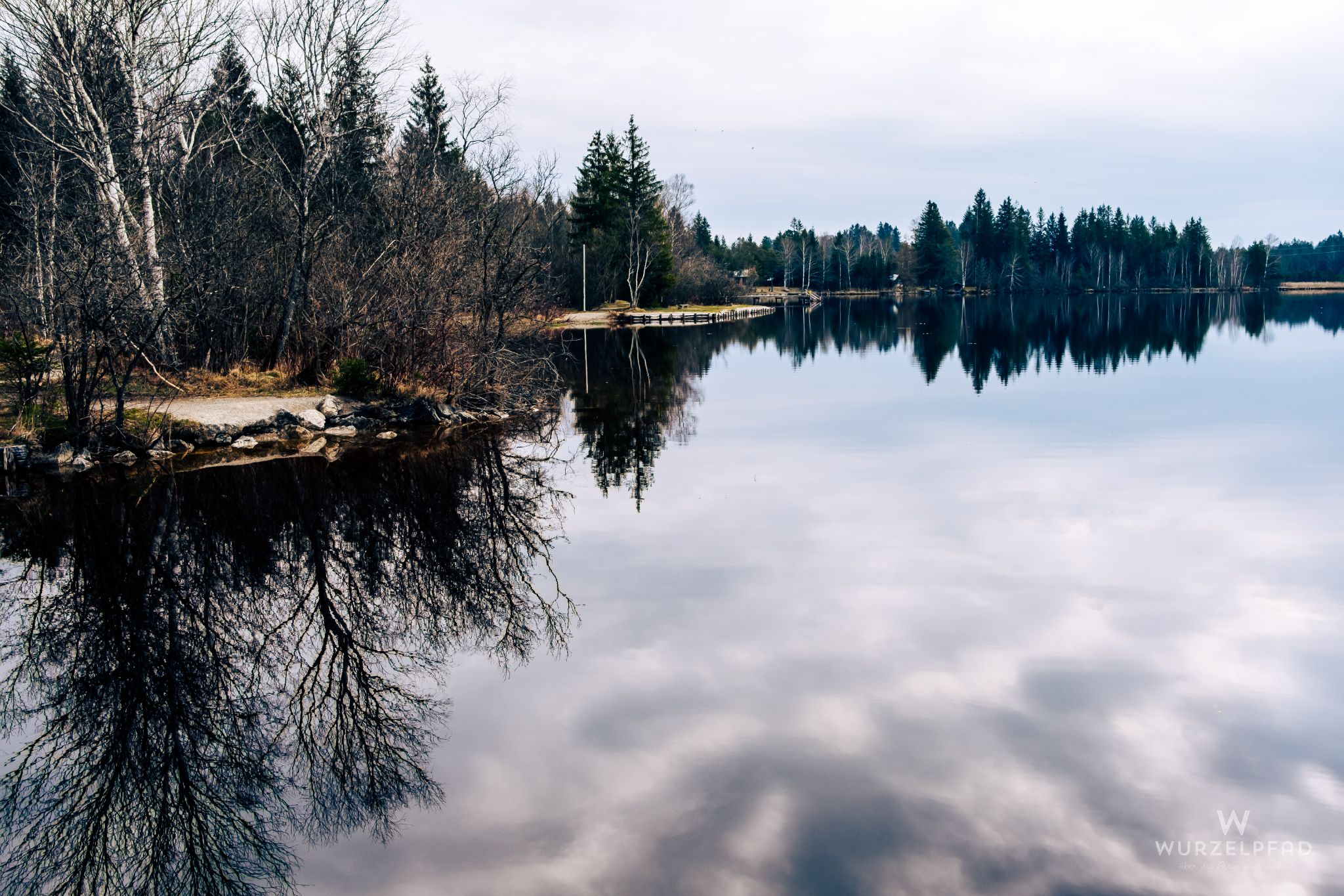 Kirchseeufer, Badestellen